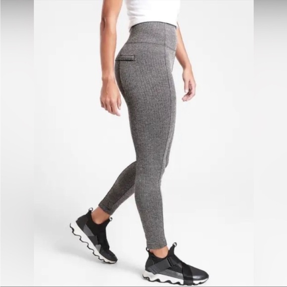 Athleta Pants - Athleta Delaney Herringbone Tight Size 1X